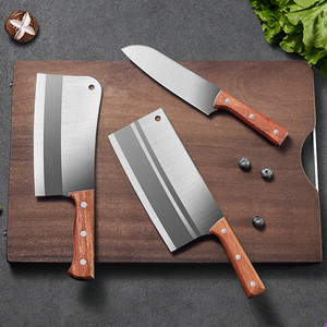 Kitchen <b>knife</b> set, household chopping <b>knife</b>, slicing <b>knife</b>, stainless steel chef's <b>knife</b>, women's <b>bone</b>-chopping <b>knife</b>, - Product Image 1