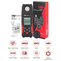 TA630A TA630B Iluminancia Digital Medidor de Lux Retroiluminación Pantalla LCD 0,1 ~ 200000LUX/0,01 ~ 20000FC Fotómetro Probador de Sensor de Luz