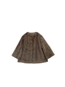 Catena di fornitura in tutto il mondo accogliente e caldo Blazer <span class=keywords><strong>grigio</strong></span> <span class=keywords><strong>cappotto</strong></span> in <span class=keywords><strong>pelliccia</strong></span> sintetica con giacca autunno inverno di moda calda - Product Image 3