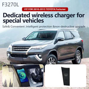 Cargador Inalámbrico Magnético Qi/Magsafe para Coche, Venta al por Mayor de Fábrica, para 10-15, para Runner y Fortuner, con Encendedor de Cigarrillos - Product Image 2