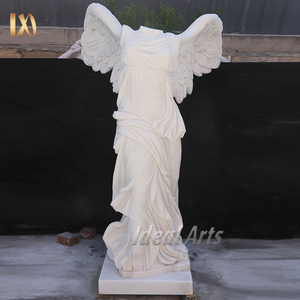 Statue de <span class=keywords><strong>la</strong></span> <span class=keywords><strong>Victoire</strong></span> ailée de <span class=keywords><strong>Samothrace</strong></span> grandeur nature en marbre, résistante aux intempéries, déesse grecque, sculpture de jardin de villa extérieure - Product Image 3