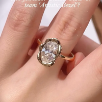 IGI-Zertifizierter CVD HPHT 14k 18k Massivgold Labor-Gezüchteter Diamant-Verlobungsring für Damen 2ct 3ct VVS Schmuck nach Maß