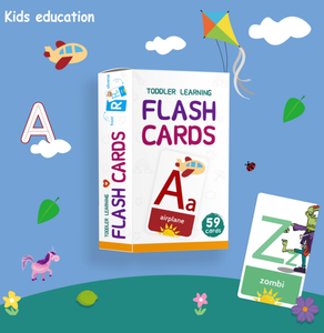 Aangepaste Afdrukken Montessori Kids Letter Alfabet Groente Engels Leren Flash Game Kaarten Voor Kinderen Eucational - Product Image 2