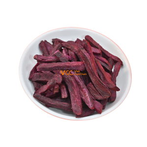 Chips de patate douce violette frites sous vide HALAL OEM BRC |   Collation riche en anthocyanes pour les détaillants de produits biologiques et de santé - Product Image 1