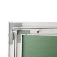 Porte de panneau d'accès verrouillable pour installation de grille de plafond d'atelier, épaisseur 10 mm, utilisation pour plafond/plafond de grenier en cloison sèche (24-24 pouces)