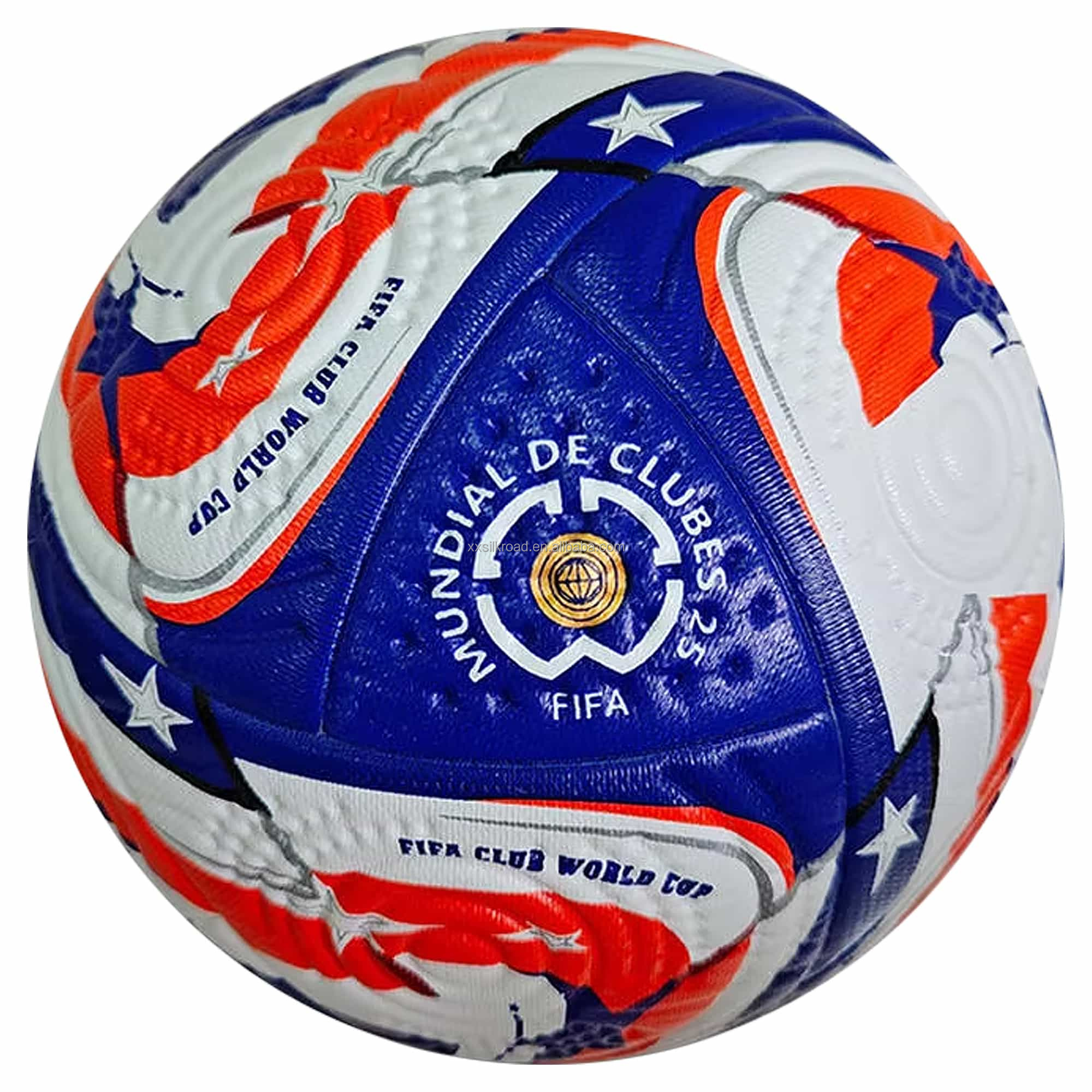 Balón De Fútbol Italia Azul Talla 5 - 32 Paneles, Revestimiento Texturizado