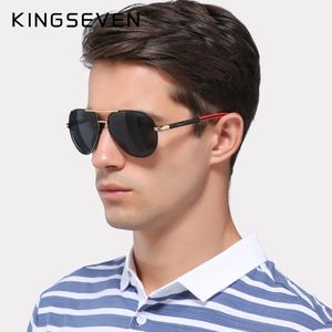 KINGSEVEN-gafas de sol de aluminio para hombre y mujer, lentes de diseño de marca, para conducir, 2022, 725 - Product Image 3