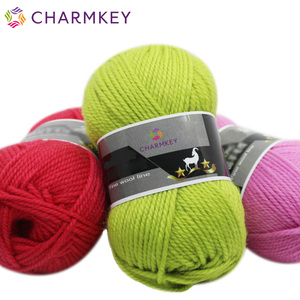 Gros tricot épais 100g 80% Acrylique 20% <span class=keywords><strong>laine</strong></span> mélangée fil pour pulls et couverture pour bébé - Product Image 4
