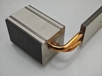 OEM 230W Dissipation de la chaleur ailettes en aluminium cuivre VC chambre de vapeur refroidisseur de processeur serveur CNC personnalisé caloduc dissipateur de chaleur Peltier