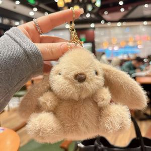 Wholesale of Cute Bunny Keychain Soft Plush Rabbit Pendant for Kids Cute Claw Machine Toy & <b>Bag</b> Charm - Product Image 2