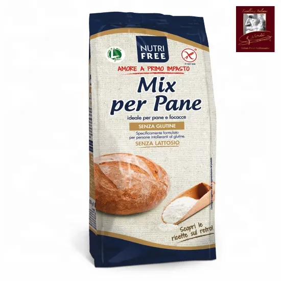 1000 g Gluten Free Flour Mix for Bread Giuseppe Verdi Selection Gluten Free Bread Made in Italy