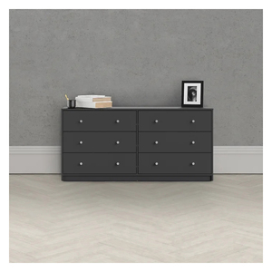<span class=keywords><strong>Commode</strong></span> en bois au design élégant et <span class=keywords><strong>noir</strong></span>, style <span class=keywords><strong>scandinave</strong></span>, grand espace de rangement, 6 tiroirs, <span class=keywords><strong>commode</strong></span> pour chambre à coucher - Product Image 1
