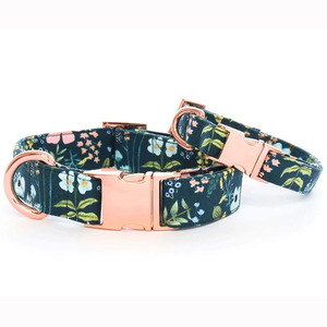 Collar de perro mascota de nailon reflectante con estampado personalizado Transferencia de calor duradera con función de ruptura para caminar y diseño enjoyado - Product Image 1