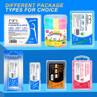 Cure-dents en bambou en vrac écologique réutilisable pour le nettoyage des dents