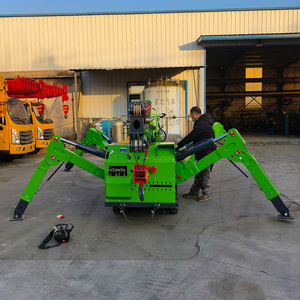 무료 배송 3 톤 모바일 미니 크롤러 플라이 지브 맨 바구니 최저가 스파이더 크레인 판매 - Product Image 2