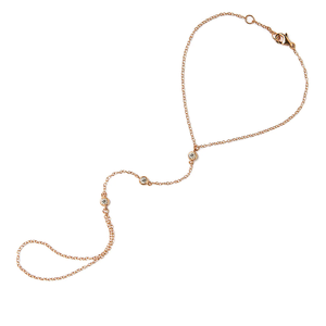 Pulsera de <span class=keywords><strong>plata</strong></span> de primera ley con tres diamantes <span class=keywords><strong>para</strong></span> mujer, brazalete, <span class=keywords><strong>plata</strong></span> esterlina 925, color dorado - Product Image 1