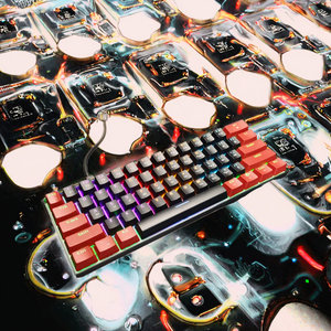 OEM Hxsj V900 61-Phím Có Dây USB 60% Màu Xanh Trục Mini Nhỏ Gọn Chơi Game Bàn Phím Cơ Khí Mới LED Hot Bán Cho Văn Phòng & Chơi Game Sử Dụng - Product Image 3