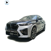 2019-2022 para BMW X6 G06 Kit de carrocería actualización incluye faros de parachoques delantero para F96 X6M 2023-2025 nueva condición con Clips