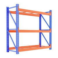 3 capas 800kg Industrial Medium Duty Warehouse Rack Unidades de almacenamiento Metal Warehouse Storage Equipment