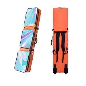 Sac de <span class=keywords><strong>ski</strong></span> à roulettes Sac de snowboard imperméable rembourré avec roues pour voyage aérien Sac de <span class=keywords><strong>ski</strong></span> à roulettes pour snowboard ou skis pouvant accueillir - Product Image 2