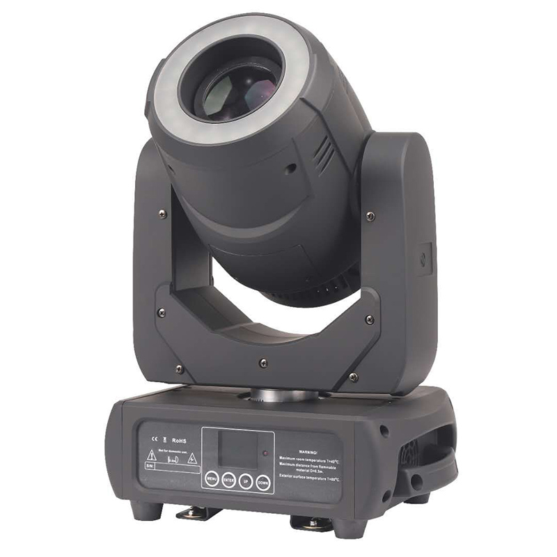 Прямая Продажа с фабрики Guangdong Brightron DMX 512 сценические огни 150 Вт светодиодный световой луч движущийся свет с кольцом для диско-ди-Джея