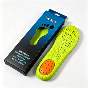 Factory Direct Cardboard Insole Packaging <b>Box</b> — 3.5 Inch Custom Printed Shoe Insoles <b>Box</b> with Window - Product Image 3