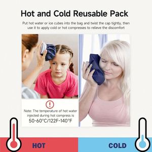 Practical Reusable Cold and Hot Compress <b>Bag</b> for Cold and Hot Treatment and Pain Relief, with Lid, Elastic <b>Compression</b> <b>Bag</b> - Product Image 4