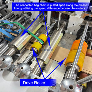 Machine automatique <span class=keywords><strong>de</strong></span> fabrication <span class=keywords><strong>de</strong></span> sacs en papier kraft recyclé pour sandwichs, pain, croissants, emballages alimentaires, machine <span class=keywords><strong>de</strong></span> fabrication <span class=keywords><strong>de</strong></span> sacs en papier à fond en V <span class=keywords><strong>de</strong></span> petite taille - Product Image 4