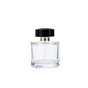 Vente en gros de flacons de parfum personnalisés en verre, flacons de parfum originaux de qualité supérieure, cylindriques, vides, élégants, fantaisie, mignons, ronds - Product Image 2