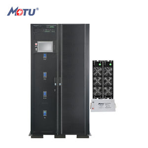 Système d'alimentation sans interruption (ASI) modulaire extensible 500 kVA N+1 avec temps de sauvegarde de 15 minutes, 550 kVA, échange à chaud, protection pour station de télécommunications, système médical - Product Image 1
