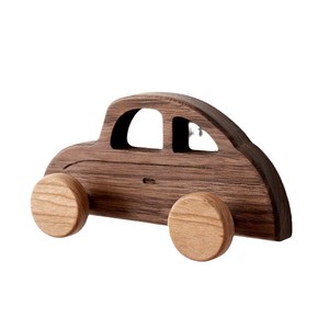 Ganchos de pared con forma de coche de madera, perchero de madera maciza para puerta o pared, para guardar llaves en la habitación de los niños - Product Image 5