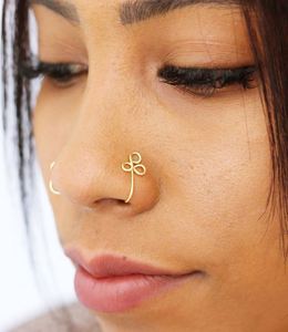 Anello al naso <span class=keywords><strong>Non</strong></span> penetrante a spirale a 2022 fili per donna uomo polsini al naso in acciaio inossidabile con Piercing al naso falso - Product Image 5