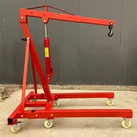 Mini-grue électrique pliable de 1 tonne, 220V, treuil de levage portable pour la maison, le garage et les projets de bricolage
