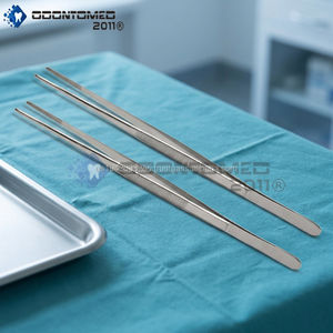 Pinces en acier inoxydable de 12 pouces - Lot de deux - Instruments manuels pour usage hospitalier - Instruments de qualité - Product Image 3