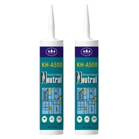 Scellant en silicone neutre résistant aux intempéries, 300 ml, blanc, pour la construction, le verre, le transport, le travail du bois