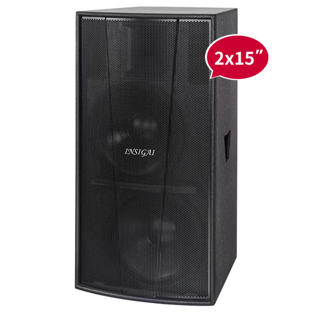 F215+ ODM Full Range Stage DJ Speaker Professional Full Set Cabinet Active Passive Double Dual 15 Inch Professional Speakers