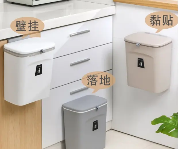 壁掛け式ゴミ箱キッチン専用ゴミ箱ハンギングゴミ箱フラップ