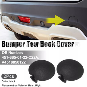 Cache-roue avant de remorque Mercedes-Benz Smart A4518850122 1,26 po x 0,42 po, pièce de rechange en plastique - Product Image 2