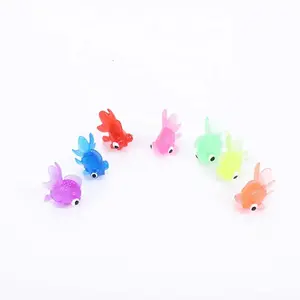 Factory Wholesale Plastic Mini Toys For Empty Capsules TPR Material Small Plastic Fish Figure Toys