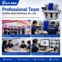 Machine de découpe automatique d'autocollants BOST SM-350pro avec écran tactile PLC, numérique, pour étiquettes en rouleau, entraînement servo haute performance, 100-240V AC