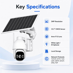 กล้องโซลาร์เซลล์ <span class=keywords><strong>Camhipro</strong></span> AOV 4MP รุ่นใหม่ รองรับ Wi-Fi และ 4G บันทึกวิดีโอ 24 ชั่วโมงตลอดทั้งสัปดาห์ เลนส์ F1.0 พร้อมแบตเตอรี่ 15600 มิลลิแอมป์  ติดตามความเคลื่อนไหวของมนุษย์ - Product Image 4