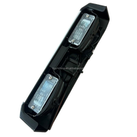Pour Toyota Land Cruiser LC70 FJ70 LC76 LC78 LC79 FJ79 Cadre de plaque d'immatriculation arrière à LED Accessoires extérieurs
