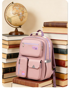 Multi Color Large Capacity Student <b>Backpack</b> Kids School Bag Casual Travel Daypack Support Custom Logo - Product Image 1