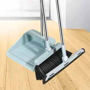2023 nuovo Design scope in plastica per pavimenti e pulizia spazzola spazzante set scopa e paletta