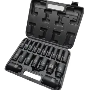 Factory Wholesale High Quality 1/2 Inch Deep Socket Set Tool Kit Impact Wrench Socket Set