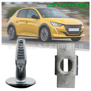 Juego de 10 tornillos metálicos Winning Journey 703016 703018 para protección del motor Peugeot Citroën - Product Image 3