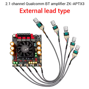 ZK-APTX3 BT <span class=keywords><strong>Board</strong></span> khuếch đại <span class=keywords><strong>2.1</strong></span> kênh 300W + 300W + 600W chip khuếch đại tpa3255 loa siêu trầm Nhà hát âm thanh stereo Equalizer AMP - Product Image 3