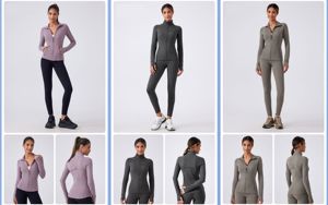 Custom logo dames yogajack hardloop sportkleding ademend slank lange mouw duimgat gym fitness sport <span class=keywords><strong>workout</strong></span> tops SQ182 - Product Image 5