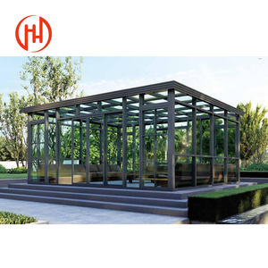 <span class=keywords><strong>Solarium</strong></span> de vidrio templado de aluminio independiente de diseño moderno <span class=keywords><strong>para</strong></span> jardín de invierno <span class=keywords><strong>para</strong></span> <span class=keywords><strong>precio</strong></span> de fábrica de patio - Product Image 6