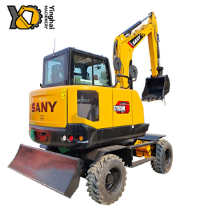 Excavadora de Ruedas SANY de 65W de Alta Calidad, Nueva, con Motor Kubota y Certificación EPA - Product Image 1